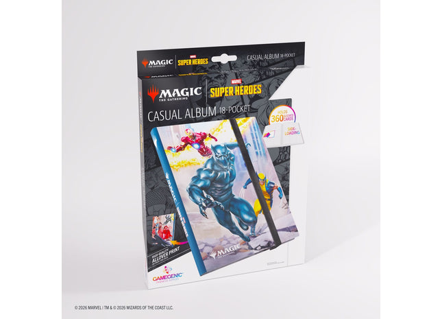 Gamers Guild AZ Gamegenic Gamegenic: Casual Album 18-Pocket - Magic the Gathering | Marvel Super Heroes - Marvel Super Heroes (Pre-Order) Asmodee