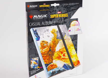 Gamers Guild AZ Gamegenic Gamegenic: Casual Album 18-Pocket - Magic the Gathering | Marvel Super Heroes - The Fantastic Four (Pre-Order) Asmodee