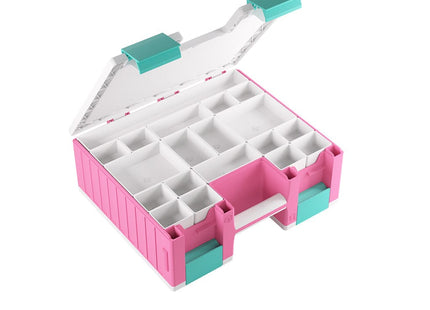 Gamers Guild AZ Gamegenic Gamegenic: Game Castle (Pink/White/Teal) (Pre-Order) Asmodee