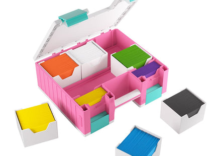 Gamers Guild AZ Gamegenic Gamegenic: Game Castle (Pink/White/Teal) (Pre-Order) Asmodee