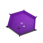 Gamers Guild AZ Gamegenic Gamegenic: Magnetic Dice Tray Hexagonal Black/Purple - Black Friday Asmodee