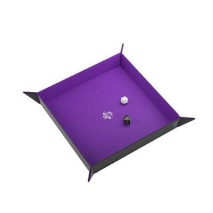 Gamers Guild AZ Gamegenic Gamegenic: Magnetic Dice Tray Square Black/Purple (Pre-Order) Asmodee