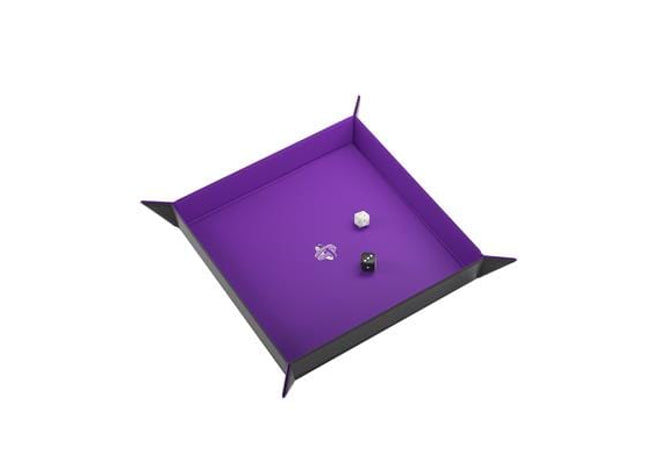 Gamers Guild AZ Gamegenic Gamegenic: Magnetic Dice Tray Square Black/Purple (Pre-Order) Asmodee