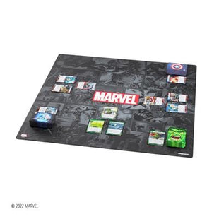 Gamers Guild AZ Gamegenic Gamegenic: Playmat - Marvel Champions Prime Game Mat XL Marvel Black Asmodee