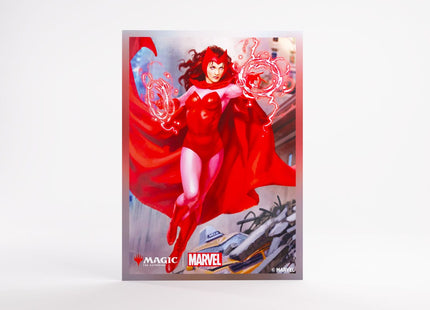 Gamers Guild AZ Gamegenic Gamegenic: Premium Art Sleeves - Magic the Gathering | Marvel Super Heroes - Scarlet Witch (Pre-Order) Asmodee