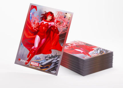 Gamers Guild AZ Gamegenic Gamegenic: Premium Art Sleeves - Magic the Gathering | Marvel Super Heroes - Scarlet Witch (Pre-Order) Asmodee