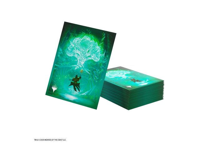 Gamers Guild AZ Gamegenic Gamegenic: Premium Art Sleeves - Magic the Gathering | Secrets of Strixhaven - Forest (Pre-Order) Asmodee