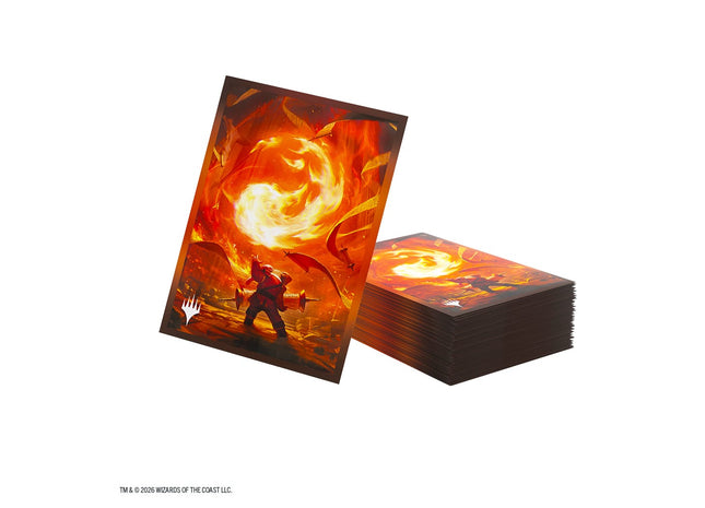 Gamers Guild AZ Gamegenic Gamegenic: Premium Art Sleeves - Magic the Gathering | Secrets of Strixhaven - Mountain (Pre-Order) Asmodee