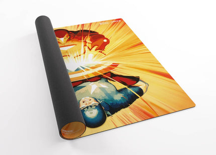 Gamers Guild AZ Gamegenic Gamegenic:Prime 2-Player Playmat - Magic: The Gathering | Marvel Super Heroes  - Iron Man/Captain America (Pre-Order) Asmodee