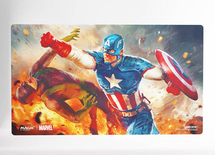 Gamers Guild AZ Gamegenic Gamegenic: Prime Playmat - Magic the Gathering | Marvel Super Heroes - Captain America, Super-Soldier (Pre-Order) Asmodee