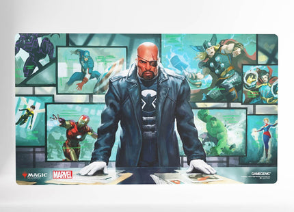 Gamers Guild AZ Gamegenic Gamegenic: Prime Playmat - Magic the Gathering | Marvel Super Heroes - Director Nick Fury (Pre-Order) Asmodee