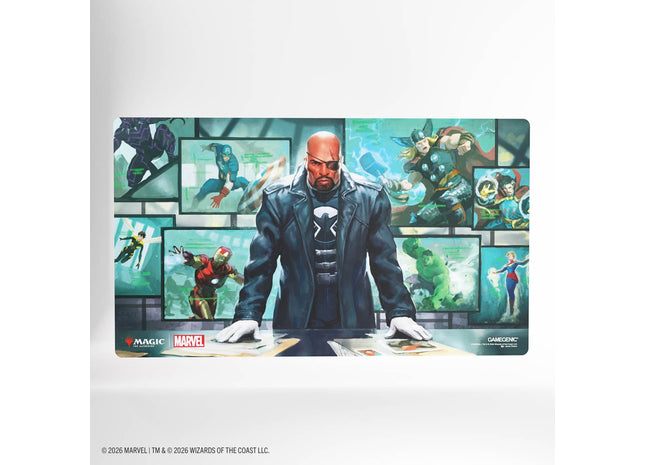 Gamers Guild AZ Gamegenic Gamegenic: Prime Playmat - Magic the Gathering | Marvel Super Heroes - Director Nick Fury (Pre-Order) Asmodee