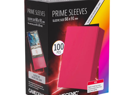 Gamers Guild AZ Gamegenic Gamegenic: Prime Sleeves - Red Asmodee