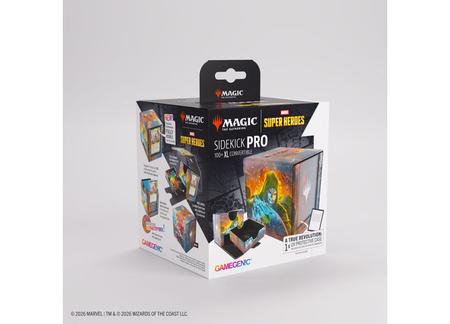 Gamers Guild AZ Gamegenic Gamegenic: Sidekick PRO 100+ XL - Magic the Gathering | Marvel Super Heroes - Doom Reigns Supreme/Loki Laufeyson (Pre-Order) Asmodee