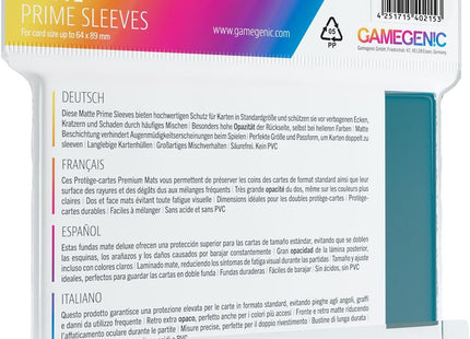 Gamers Guild AZ Gamegenic Gamegenic: Sleeves - Blue Matte Asmodee