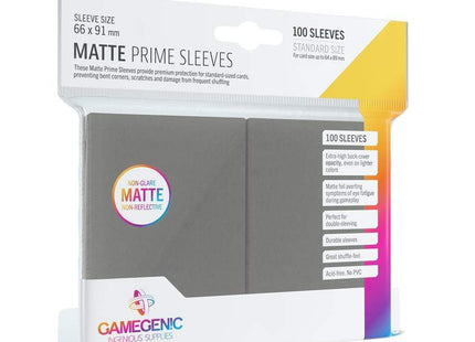Gamers Guild AZ Gamegenic Gamegenic: Sleeves - Gray Matte Asmodee