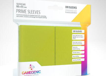 Gamers Guild AZ Gamegenic Gamegenic: Sleeves - Lime Prime Asmodee