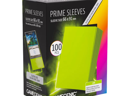 Gamers Guild AZ Gamegenic Gamegenic: Sleeves - Lime Prime (Pre-Order) Asmodee