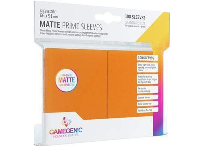 Gamers Guild AZ Gamegenic Gamegenic: Sleeves - Orange Matte Asmodee