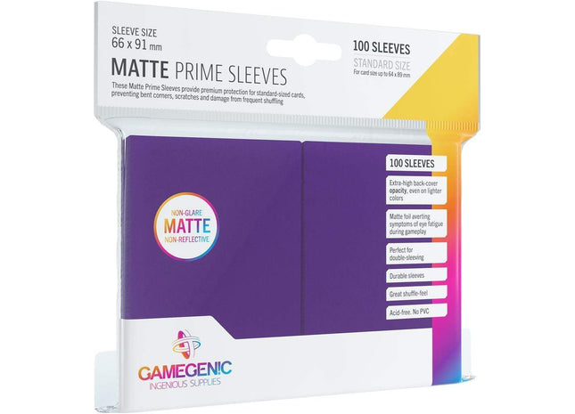 Gamers Guild AZ Gamegenic Gamegenic: Sleeves - Purple Matte Asmodee