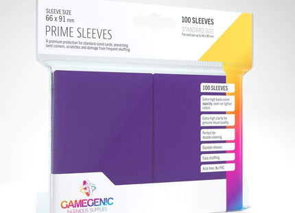 Gamers Guild AZ Gamegenic Gamegenic: Sleeves - Purple Prime Asmodee