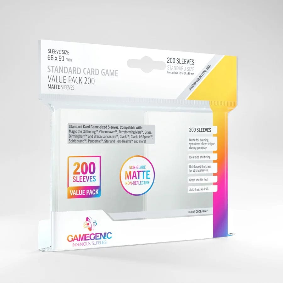 Gamegenic: Sleeves - Standard Card Game Value Pack Matte – Gamers Guild AZ