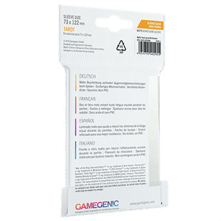 Gamers Guild AZ Gamegenic Gamegenic: Sleeves - Tarot Clear Matte (Pre-Order) Asmodee