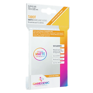 Gamers Guild AZ Gamegenic Gamegenic: Sleeves - Tarot Clear Matte (Pre-Order) Asmodee