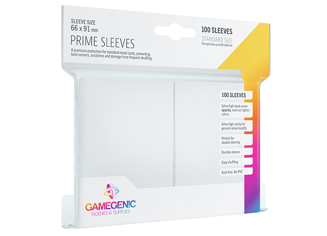 Gamers Guild AZ Gamegenic Gamegenic: Sleeves - White Prime Asmodee