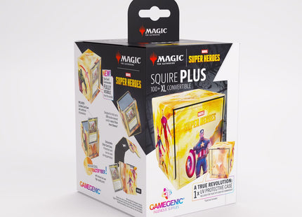 Gamers Guild AZ Gamegenic Gamegenic: Squire PLUS 100+ XL - Magic the Gathering | Marvel Super Heroes - Door of Destinies (Pre-Order) Asmodee