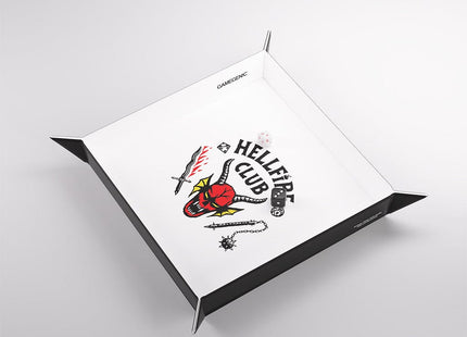 Gamers Guild AZ Gamegenic Gamegenic: Stranger Things - Hellfire Club Magnetic Dice Tray (Pre-Order) Asmodee