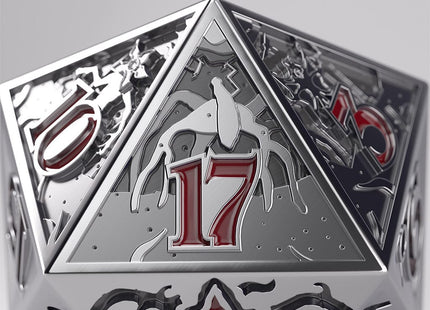 Gamers Guild AZ Gamegenic Gamegenic: Stranger Things - Hellfire Club Premium Metal D20 Die (Pre-Order) Asmodee