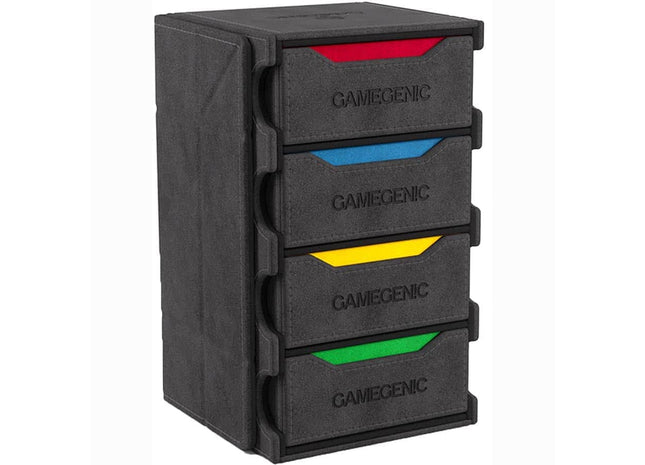 Gamers Guild AZ Gamegenic Gamegenic: Token's Lair: Black-Dark Grey Asmodee