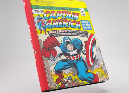 Gamers Guild AZ Gamegenic Gamegenic: Zip-Up Album 18-Pocket - Magic the Gathering | Marvel Super Heroes - Captain America/Black Panther (Pre-Order) Asmodee