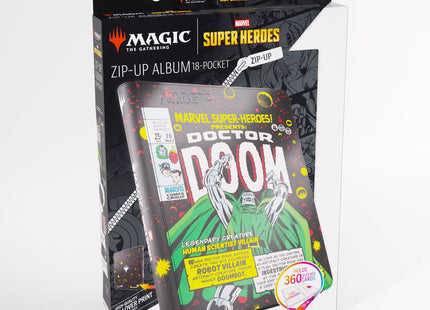 Gamers Guild AZ Gamegenic Gamegenic: Zip-Up Album 18-Pocket - Magic the Gathering | Marvel Super Heroes - Doctor Doom (Pre-Order) Asmodee