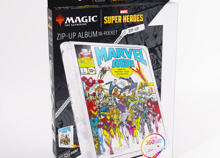 Gamers Guild AZ Gamegenic Gamegenic: Zip-Up Album 18-Pocket - Magic the Gathering | Marvel Super Heroes - Marvel Age (Pre-Order) Asmodee