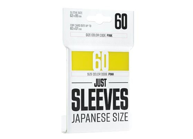 Gamers Guild AZ Gamegenic Just Sleeves: Japanese Yellow Asmodee