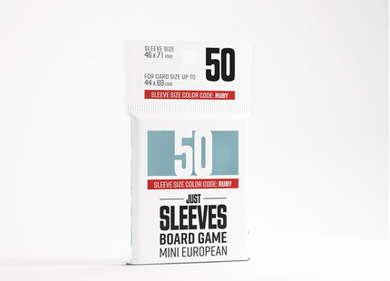 Gamers Guild AZ Gamegenic Just Sleeves - Mini European 50ct (Pre-Order) Asmodee