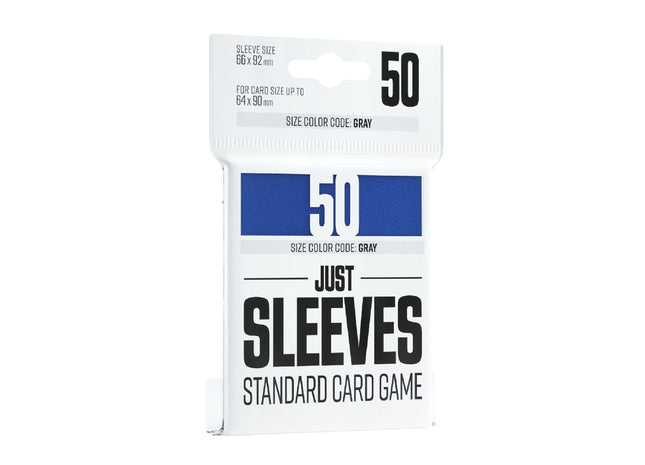 Gamers Guild AZ Gamegenic Just Sleeves: Standard Card Game Blue Asmodee