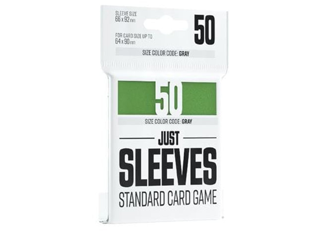 Gamers Guild AZ Gamegenic Just Sleeves: Standard Card Game Green Asmodee