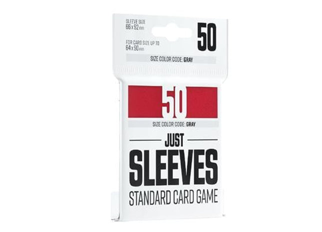 Gamers Guild AZ Gamegenic Just Sleeves: Standard Card Game Red Asmodee
