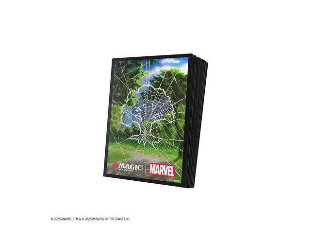 Gamers Guild AZ Gamegenic Magic: The Gathering | Marvel's Spider-Man Premium Art Sleeves - Spider-Man Forest (Pre-Order) Asmodee