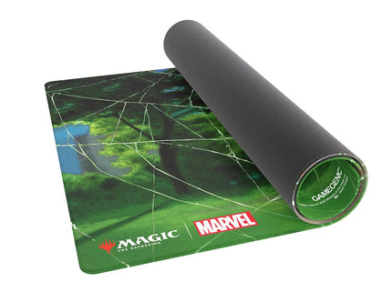 Gamers Guild AZ Gamegenic Magic: The Gathering | Marvel's Spider-Man Shiny Playmat - Spider-Man Forest (Pre-Order) Asmodee