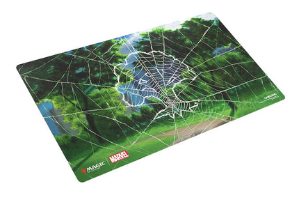 Gamers Guild AZ Gamegenic Magic: The Gathering | Marvel's Spider-Man Shiny Playmat - Spider-Man Forest (Pre-Order) Asmodee