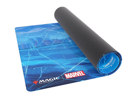 Gamers Guild AZ Gamegenic Magic: The Gathering | Marvel's Spider-Man Shiny Playmat - Spider-Man Island (Pre-Order) Asmodee