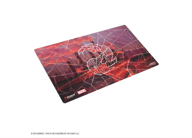 Gamers Guild AZ Gamegenic Magic: The Gathering | Marvel's Spider-Man Shiny Playmat - Spider-Man Mountain (Pre-Order) Asmodee