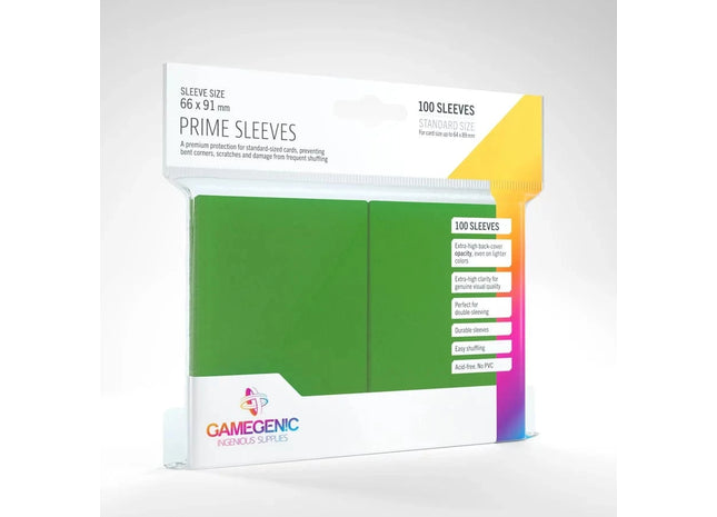 Gamers Guild AZ Gamegenic PRIME Sleeves: Green Asmodee