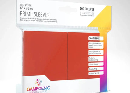 Gamers Guild AZ Gamegenic PRIME Sleeves: Red Asmodee