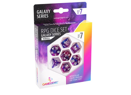 Gamers Guild AZ Gamegenic RPG Dice Set: Nebula - Galaxy Series Asmodee