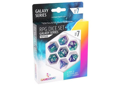 Gamers Guild AZ Gamegenic RPG Dice Set: Neptune - Galaxy Series Asmodee